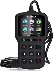 img 4 attached to CGSULIT OBD2 Scanner Car Code Reader, SC301: Comprehensive Diagnostic Scan Tool for Check Engine Light, Emission Analysis, O2 Sensor Test, Smog Check - Car Health Monitor and Repair Tool (Black)