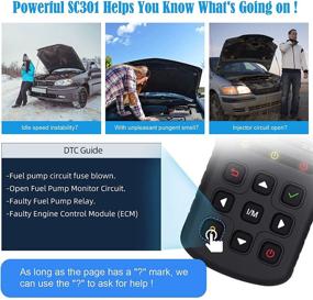 img 3 attached to CGSULIT OBD2 Scanner Car Code Reader, SC301: Comprehensive Diagnostic Scan Tool for Check Engine Light, Emission Analysis, O2 Sensor Test, Smog Check - Car Health Monitor and Repair Tool (Black)