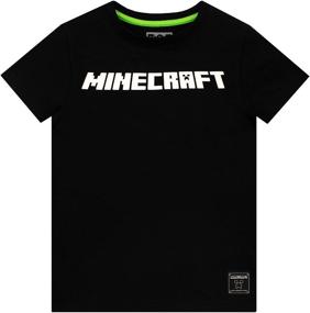 img 1 attached to 👕 Get Two Minecraft Boys' T-Shirts for the Price of One: Pack of 2
