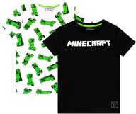 👕 get two minecraft boys' t-shirts for the price of one: pack of 2 logo