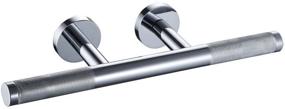 img 4 attached to Sanliv Knurled Chrome Shower Foot Rest: Premium Brass Hotel Bathroom Step Shelf Shaving Stand Ledge