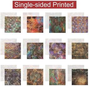 img 1 attached to VONDYU Single-Sided Scrapbook Paper Pad: Vibrant Patterned Cardstock Collection for DIY Photo Frames, Cardmaking, and Holiday Scrapbooking - 24 Sheets