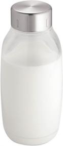 img 3 attached to Onza Food Storage Bottle: Stylish Stainless Steel Lid for Pantry and Cabinet Organization - Ideal for Candy, Milk, Nuts, Juices, Creamer (18 oz)