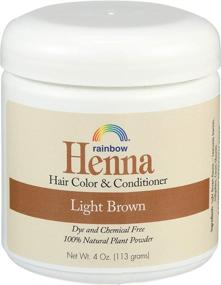 img 4 attached to 🌈 Persian Light Brown Hair Color and Conditioner - Rainbow Research Henna, 4 Ounce