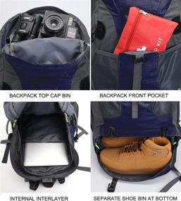 img 1 attached to Waterproof Lightweight Backpack Frameless Mountaineering Outdoor Recreation in Camping & Hiking