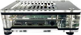 img 1 attached to C4Labs Zebra PoE + Case Kit For Raspberry Pi 4B Or 3B+ And PoE+ HAT Or Official PoE Hat - True Blue