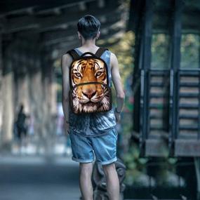 img 3 attached to Animal Childrens Age6 16 Polyester Backpack Backpacks