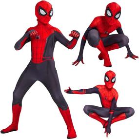 img 4 attached to 🎃 Halloween Superhero Cosplay Costumes - Perfect for Costume Parties