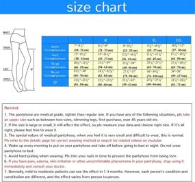 img 2 attached to 🩺 SWOLF Medical Compression Pantyhose: 20-30 mmHg for effective relief from Edema & Varicose Veins in Women & Men