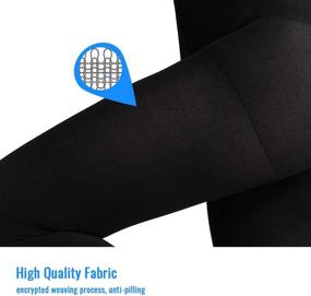 img 1 attached to 🩺 SWOLF Medical Compression Pantyhose: 20-30 mmHg for effective relief from Edema & Varicose Veins in Women & Men