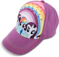 🦄 adorable hasbro little girls my little pony rainbow dash baseball cap with dimensional ears - age 4-7 logo