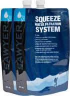 💧 sawyer products squeeze water filtration system: effortlessly squeezable pouches логотип