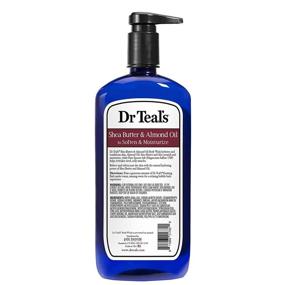 img 1 attached to 🧴 Dr Teal's Epsom Salt Body Wash with Pump - Shea Butter & Almond Oil - Pack of 4, 24 Oz Each - Soften & Moisturize Skin, Relieve Stress & Sore Muscles