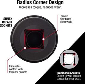 img 2 attached to 🔧 Sunex 3301 Universal Standard 6 Point: Versatile and Reliable Tool for All Your Fastening Needs