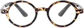 img 3 attached to 👓 Vintage Oval Reading Glasses R421 for Men and Women - Lightweight & Comfortable Calabria