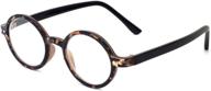 👓 vintage oval reading glasses r421 for men and women - lightweight & comfortable calabria logo