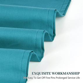 img 2 attached to Set of 2 Warmstar 100% Cotton Standard Size Pillow Cases - Teal, 400 Thread Count Pillowcases for Hair and Skin - 20x26 Inches, Soft Combed Cotton Pillow Case with Envelope Closure - Breathable and Ideal for SEO