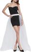 joukavor length overskirt detachable wedding women's clothing for skirts logo