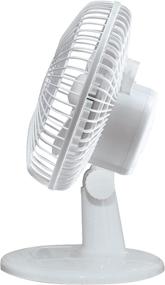 img 2 attached to 💨 Quiet and Efficient Comfort Zone CZ6D 6-inch Desk Fan (White) - Perfect for Your Work Desk or Table