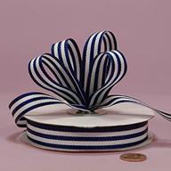 navy jenna striped grosgrain ribbon logo