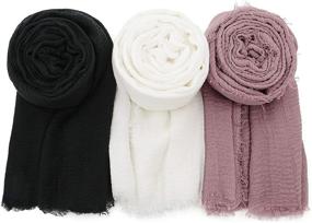 img 4 attached to 💁 Buy Zando Travel Turbans Headwraps – Must-Have Lightweight Women's Accessories, Scarves & Wraps!