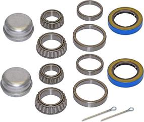 img 2 attached to 🔧 Trailer Bearing Repair Kits: Pair for Tapered Spindles (1-3/8 Inch to 1-1/16 Inch)