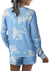 img 2 attached to Margrine Printed Pajamas Sleepwear 19MA4 Huibai M Women's Clothing