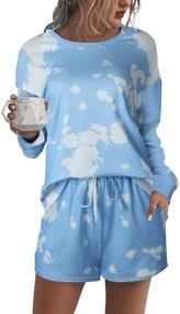 img 4 attached to Margrine Printed Pajamas Sleepwear 19MA4 Huibai M Women's Clothing