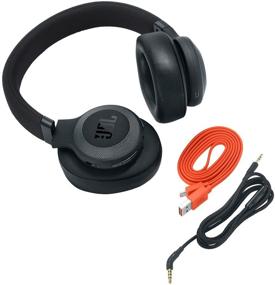 img 3 attached to JBL E65BTNC Wireless Noise-Cancelling Over-the-Ear Headphones - Black: Enhance Your Lifestyle