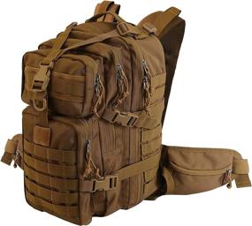 img 4 attached to Tactical Military Backpack Survival Traveling Outdoor Recreation