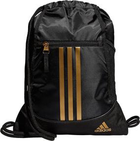 img 4 attached to Adidas Alliance Sackpack Black White Backpacks