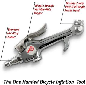 img 1 attached to 🚲 Prestaflator Mini: Bicycle Tire Inflator and Presta Air Compressor Tool