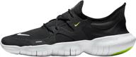 🏃 coastal black platinum nike free running shoes for men - athletic footwear logo