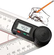 precision measuring: oli stainless protractor for woodworking construction логотип