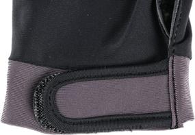 img 1 attached to 🧤 Anser M050912 Elastic Lycra 3-Finger Show Gloves for Pool, Snooker & Carom Cue Sports - Gray, M - Wear on Right or Left Hand