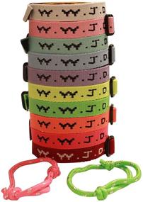 img 1 attached to 🙏 Set of 20+2 WWJD Bracelets - What Would Jesus Do Woven Wristbands Pack - Religious Christian WWJD Bracelet for Fundraisers, Neon & Pastel Colors - Ideal for All Genders & Ages