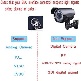 img 2 attached to 🔌 Преобразователь BNC в HDMI: аналоговый вход CVBS в HDMI адаптер видео для HD TV, видеокамеры безопасности, системы видеонаблюдения, VCR DVRs – 1080P HD с разъемом BNC-женским на HDMI-композитный – не поддерживает HDCP-SDI.