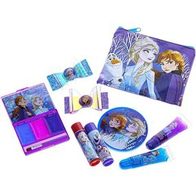 img 1 attached to 👑 Disney Frozen 2 Townley Girl Super Sparkly Cosmetic Beauty Makeup Set for Girls - Perfect for Parties, Sleepovers & Makeovers!