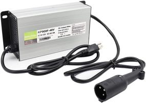 img 3 attached to 🔌 Club Car Golf Cart Battery Charger - 48V 15A with 3-Pin Round Plug by Abakoo