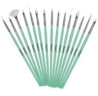 💅 mint coco nail art 15 pc brush set - enhance your nail art designs with twinkled t logo