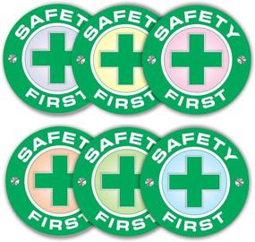img 1 attached to Наклейки Safety First - (набор из 120 шт.) 2 дюйма.