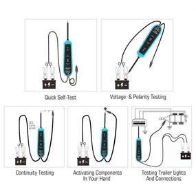 img 3 attached to 🚗 EM285 Car Circuit Tester with Automotive Electric System 6-24V DC Tools - Find Short Circuits, Test Continuity, and Track with Auxiliary Ground Lead.