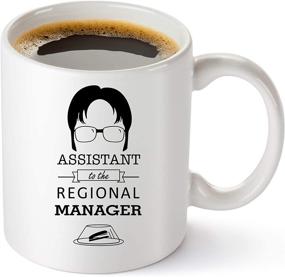 img 4 attached to 🤣 The Office Mug: Assistant To The Regional Manager - Funny Dwight Schrute Coffee Mug for The Office Fans - 11oz Dunder Mifflin Collectible Gift for Men and Women