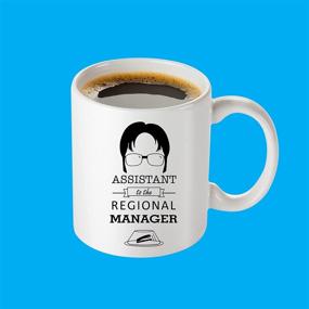 img 1 attached to 🤣 The Office Mug: Assistant To The Regional Manager - Funny Dwight Schrute Coffee Mug for The Office Fans - 11oz Dunder Mifflin Collectible Gift for Men and Women