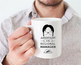 img 3 attached to 🤣 The Office Mug: Assistant To The Regional Manager - Funny Dwight Schrute Coffee Mug for The Office Fans - 11oz Dunder Mifflin Collectible Gift for Men and Women