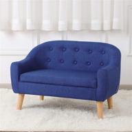 adorable fabric 2 seater upholstered children 30 inch furniture: perfect for kids' rooms! logo