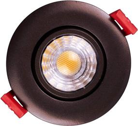 img 3 attached to 🔦 NICOR Lighting Downlights DGD311204KRDOB in Oil Rubbed Finish