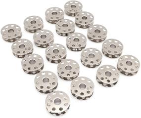 img 2 attached to 🧵 YEQIN 20pcs Metal Bobbins for Singer Featherweight 221 & 301: High-Quality Spares for Efficient Sewing!