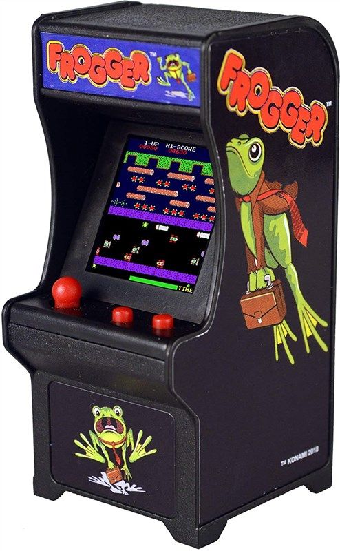 tiny arcade frogger miniature multicolor 로고