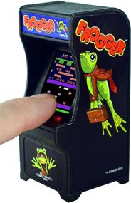 img 1 attached to 🐸 Tiny Arcade Frogger Miniature Multicolor: Portable Fun On-the-Go!